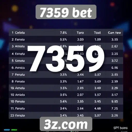 Estatísticas de jogos disponíveis no 7359 bet